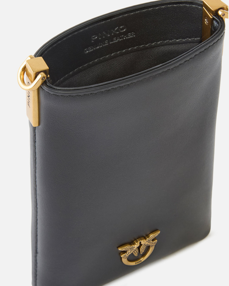 LEATHER SMARTPHONE CASE WITH SHOULDER STRAP 4