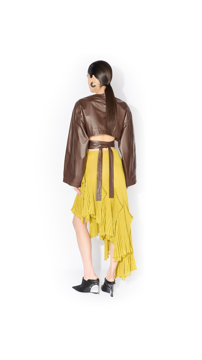 Alaïa ASYMMETRIC LEAF GODET SKIRT outlook