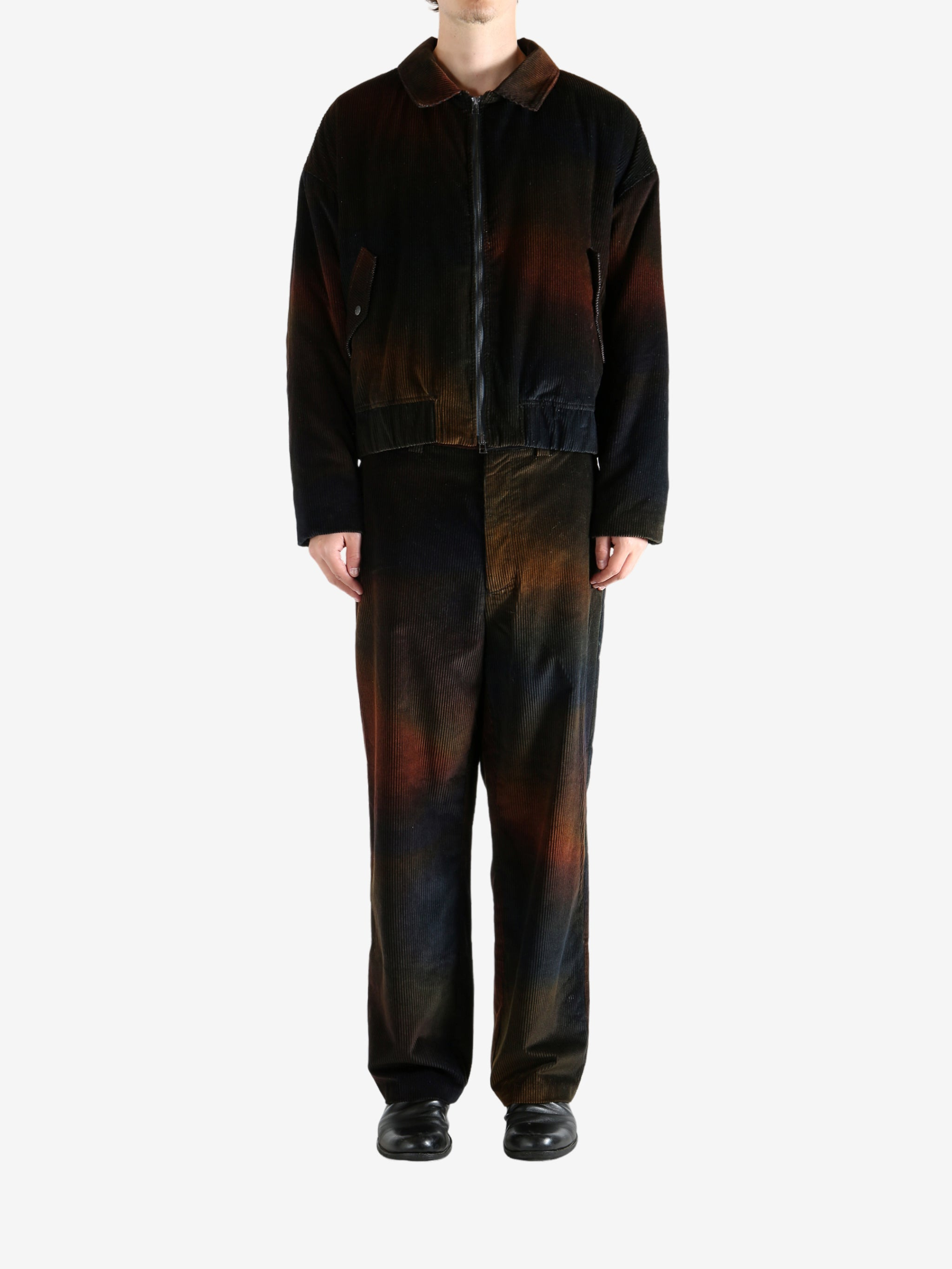 THE ELDER STATESMAN - Men Ombre Cord Boxy Jacket - 4