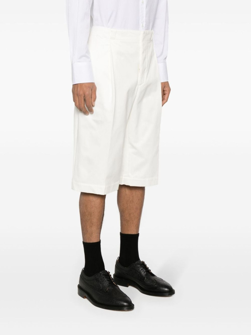 logo-pull-tab cotton shorts 3