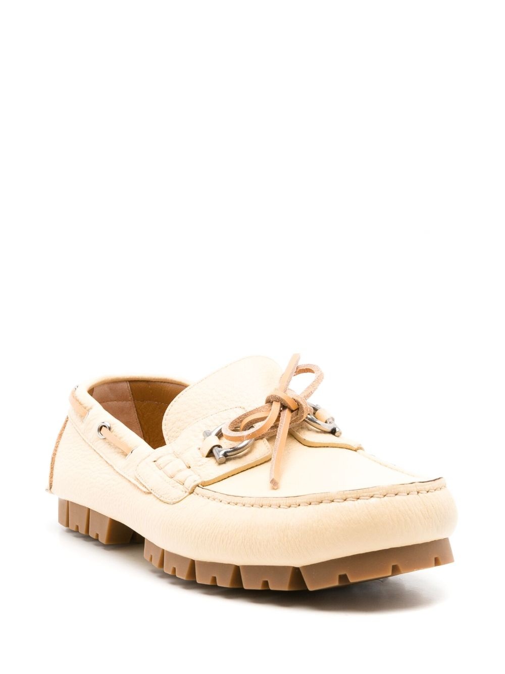 Injected Rock leather loafers - 2