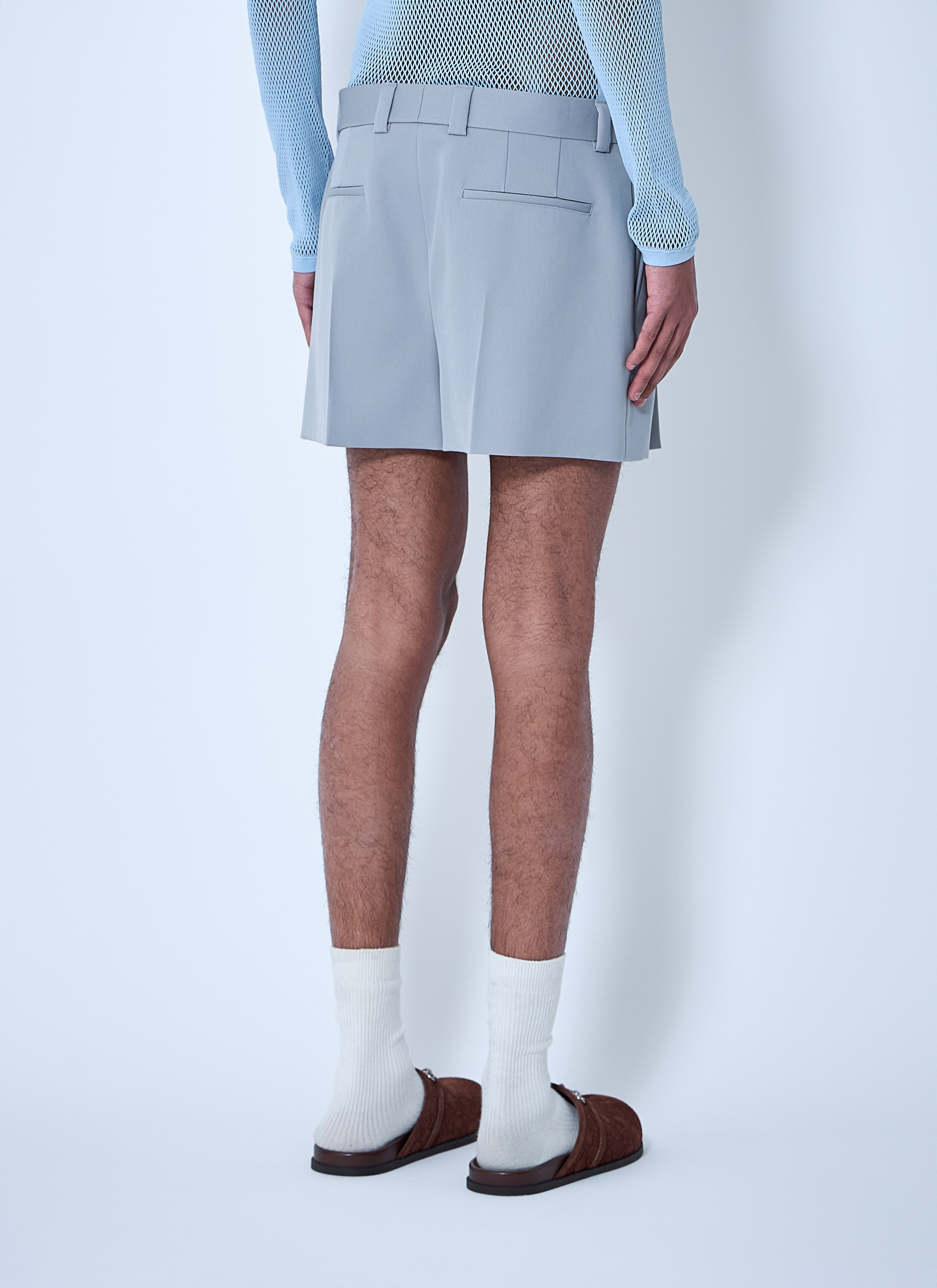 Gucci Men Wool Tailored Shorts - 4