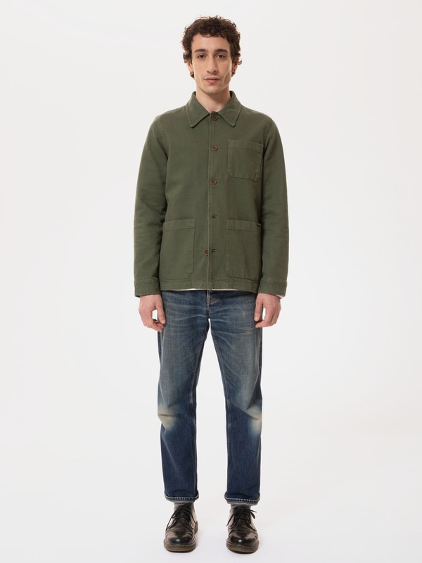 Barney Worker Jacket Olive - 2