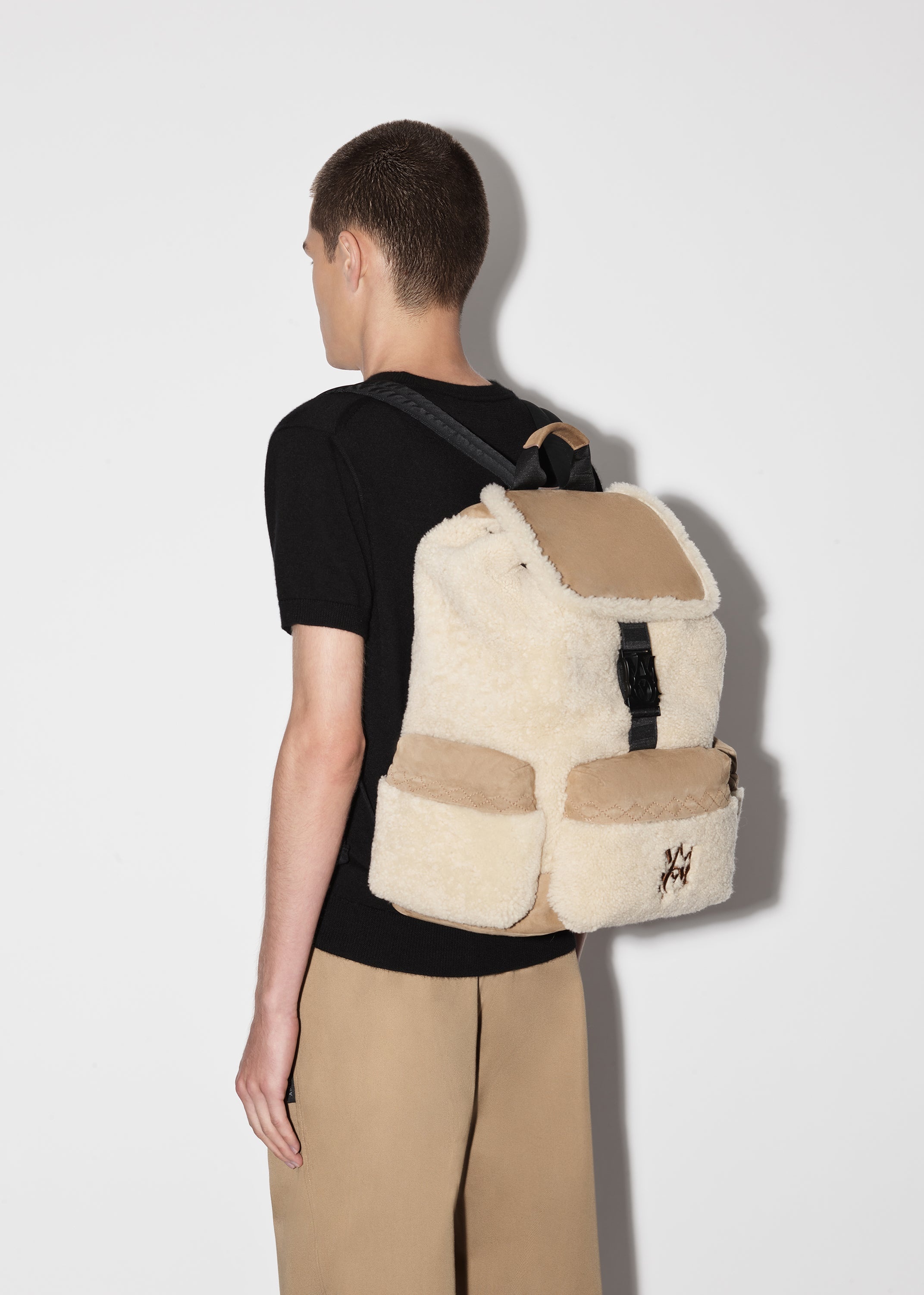 M.A. SHEARLING RUCKSACK - 6