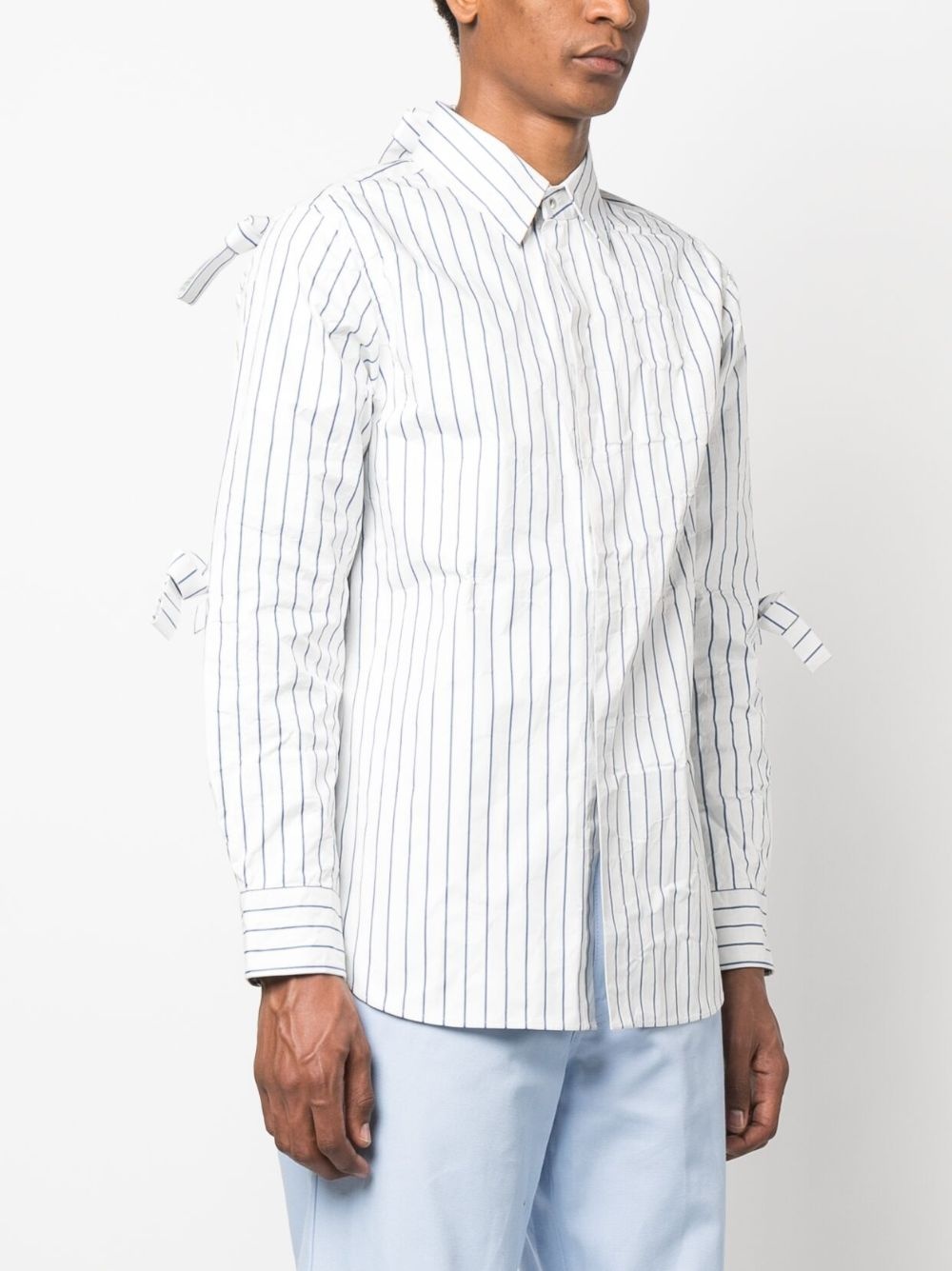 striped long-sleeve shirt - 3