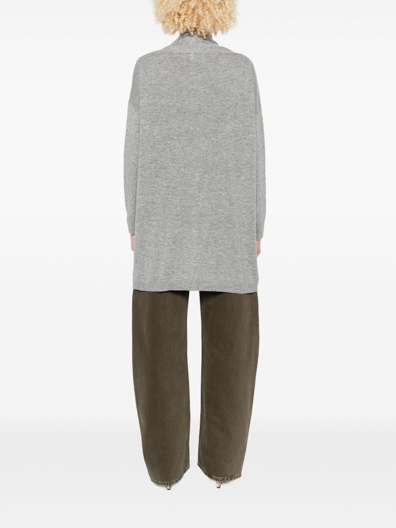 patch-pocket open-front cardigan 4