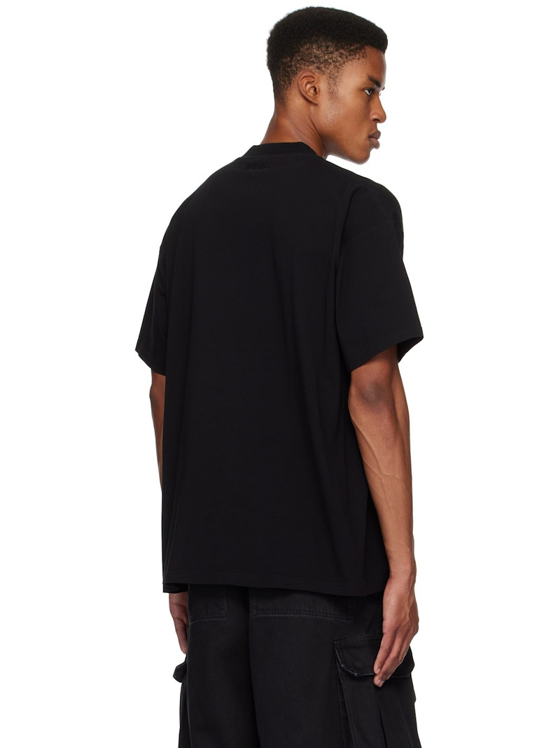 Black 'I'm Perfect You Adjust' Regular T-shirt 3