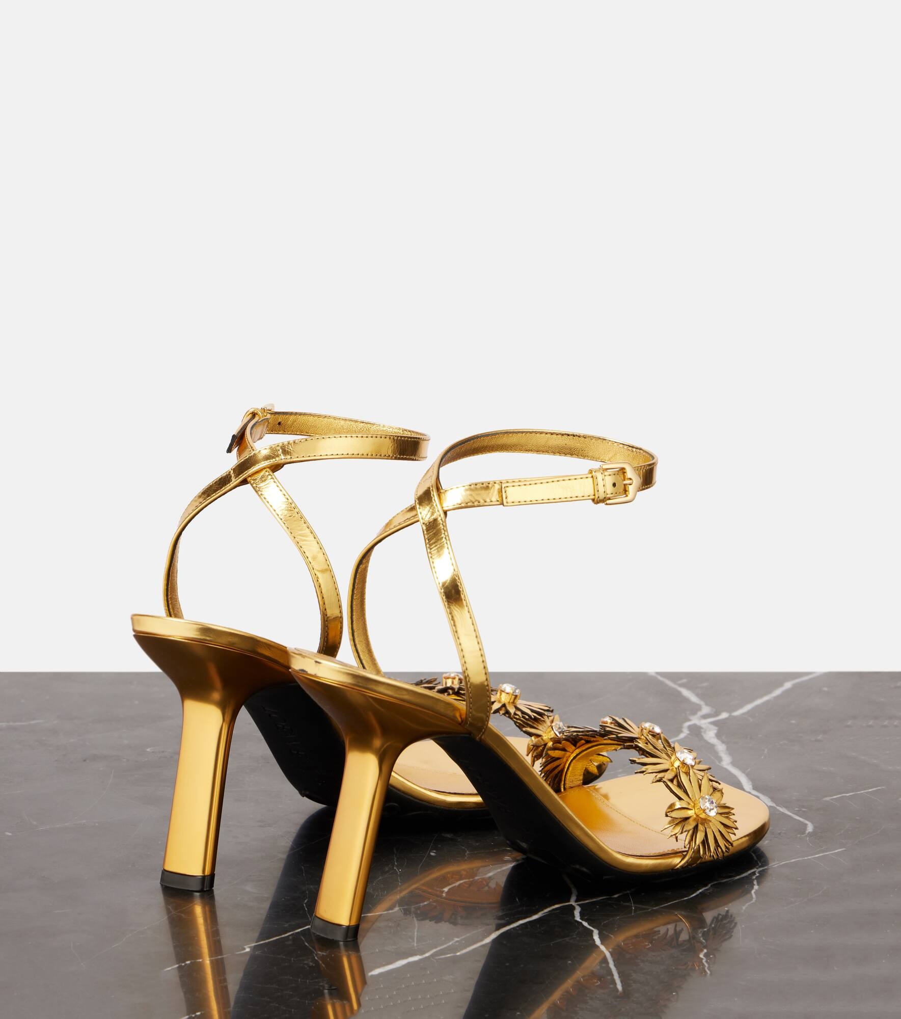 Paula's Ibiza Petal leather sandals - 2