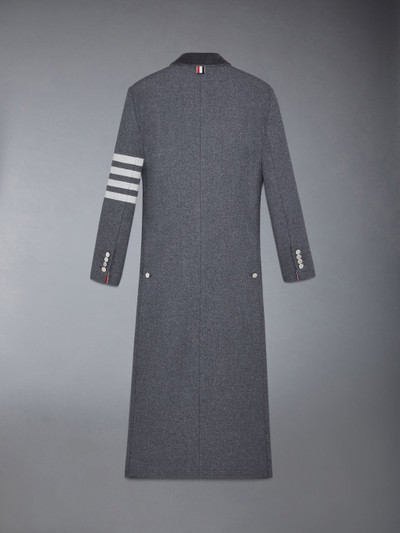 Thom Browne Melton Wool 4-Bar Chesterfield Overcoat outlook