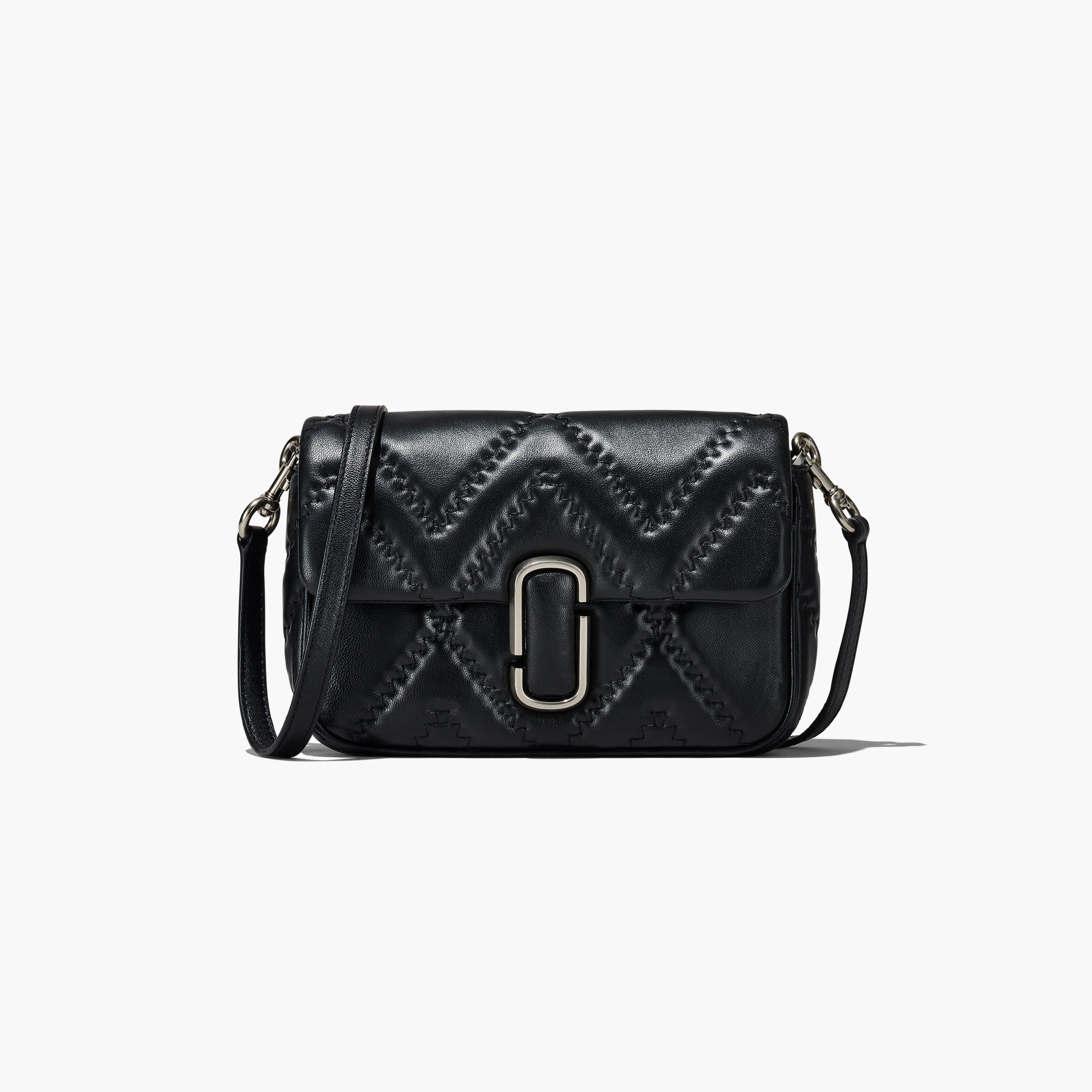 THE QUILTED LEATHER J MARC SHOULDER BAG - 5