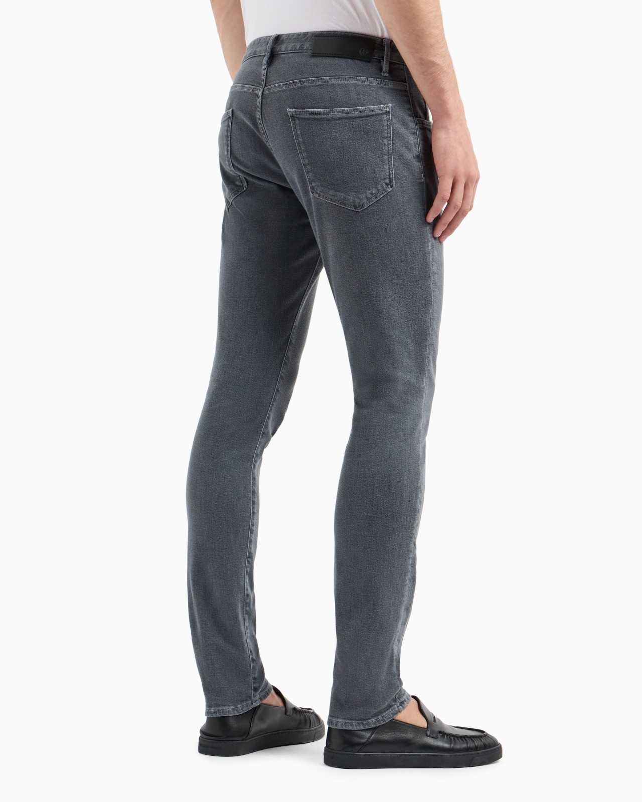 Five-pocket, slim-fit, stretch cotton-denim trousers - 3