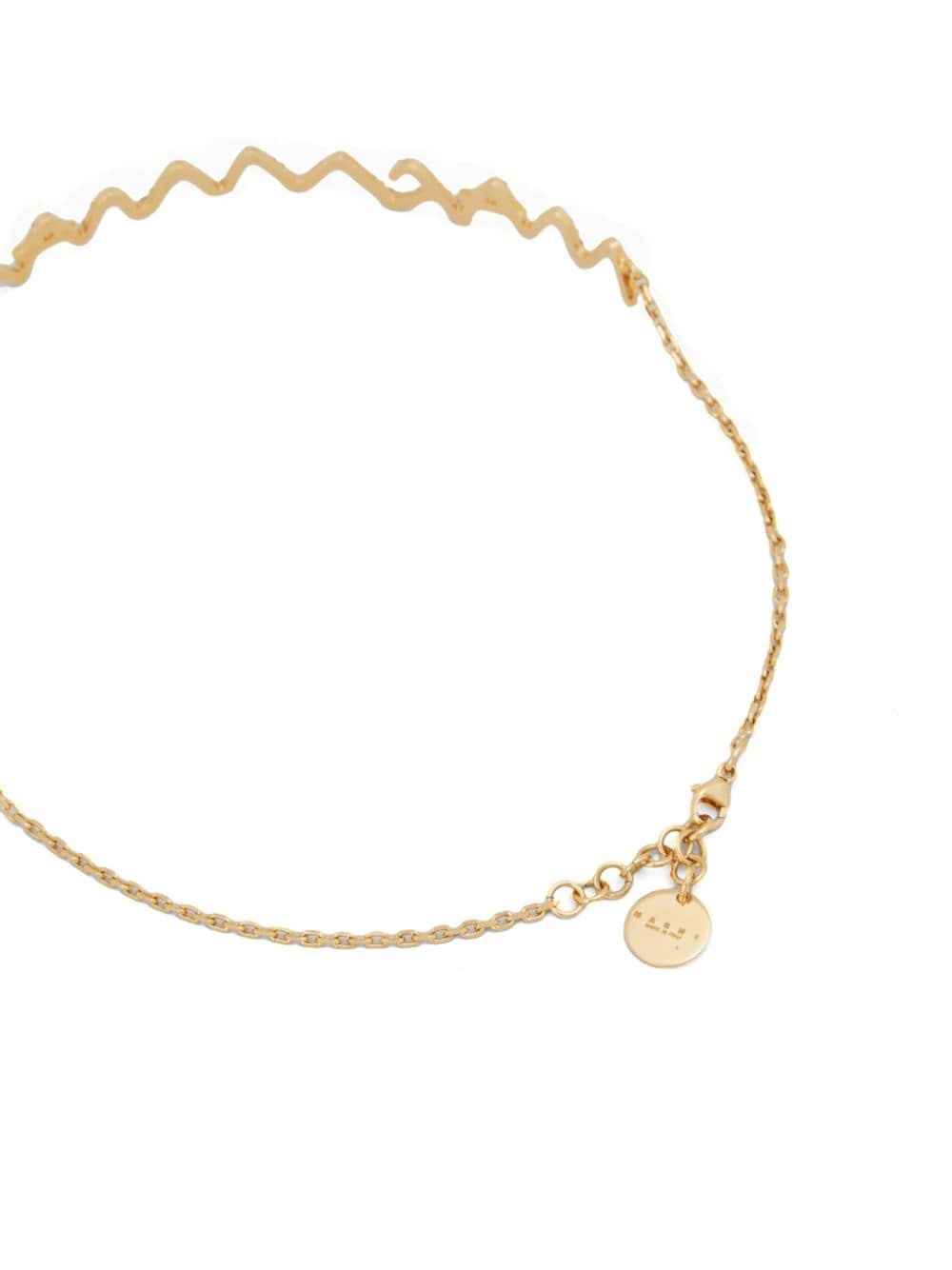 logo choker necklace - 3