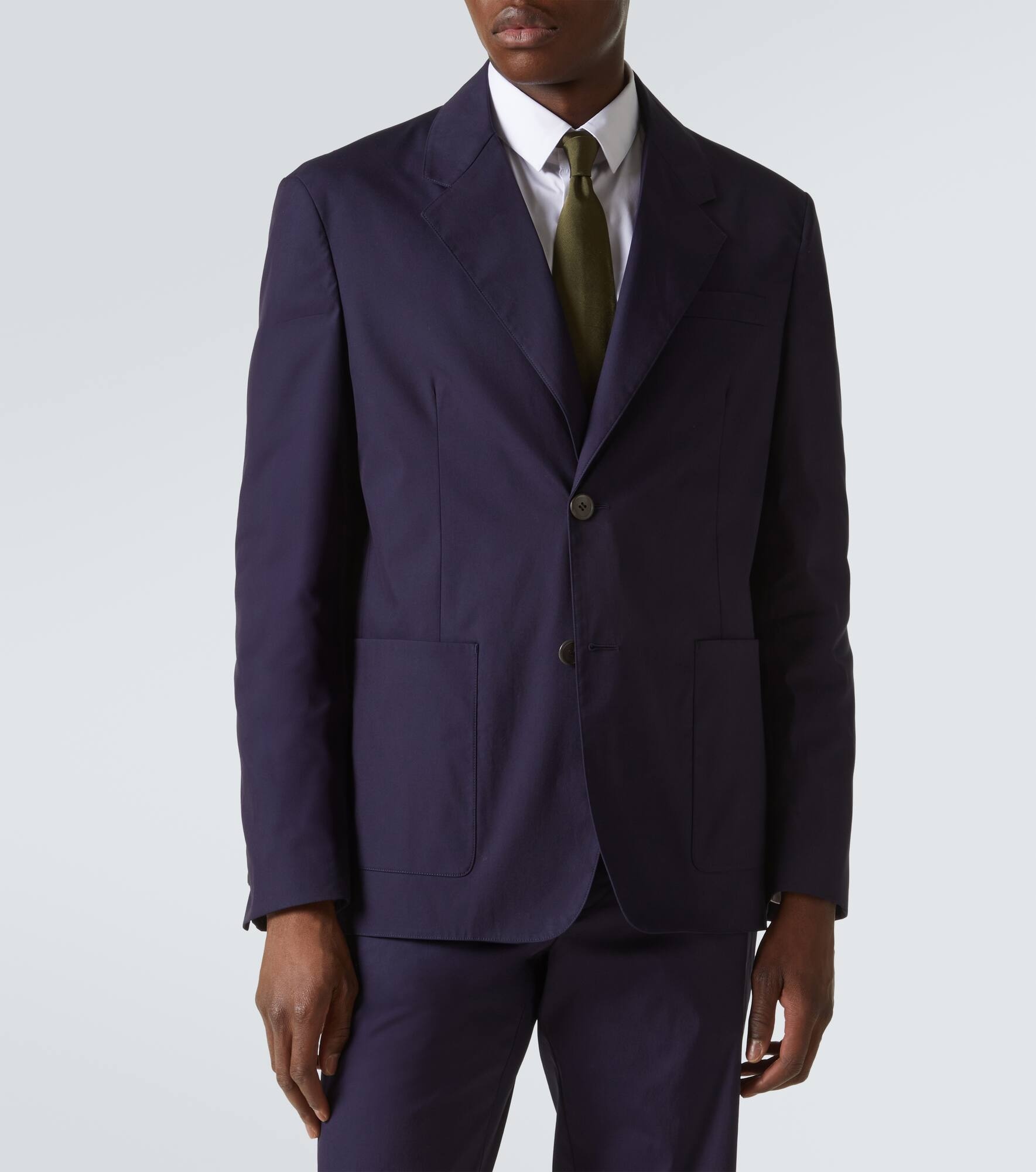 Cotton-blend poplin blouson - 3