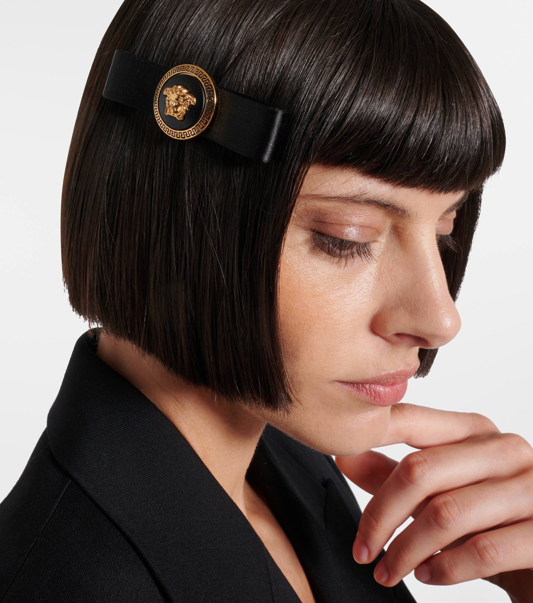 Biggie Medusa satin hair clip - 2
