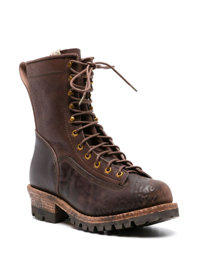 visvim Cossak Folk distressed leather boots outlook