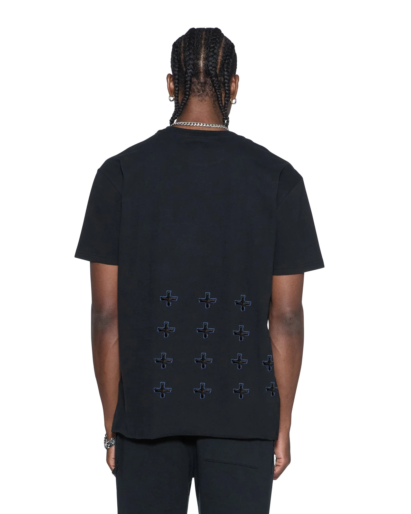 4X4 LUXE BIGGIE SS TEE COBALT BLACK - 1