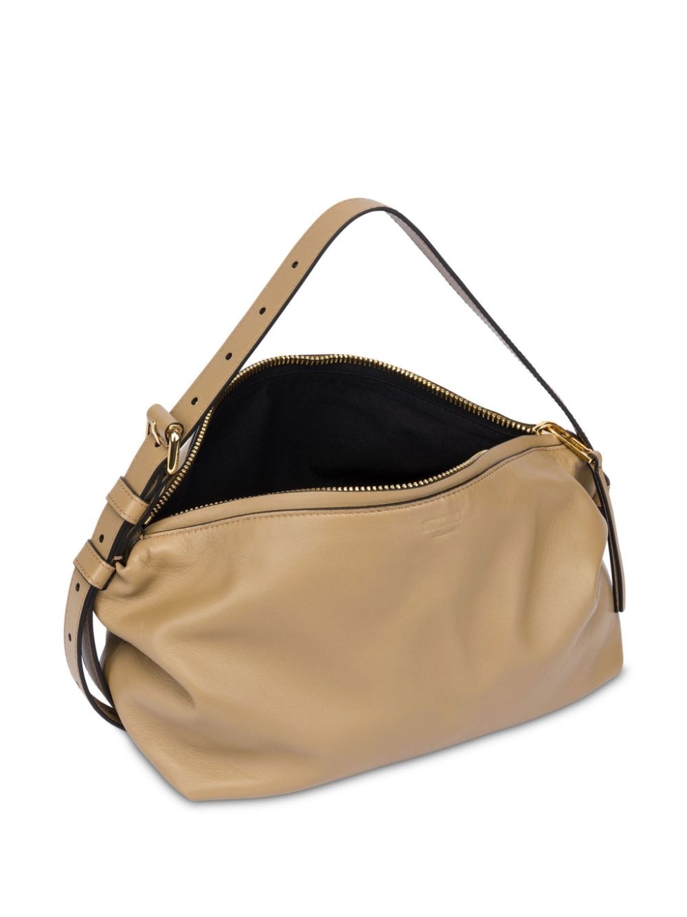 slouchy leather shoulder bag - 3