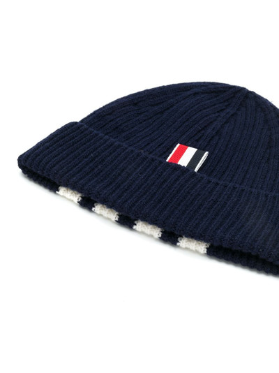 Thom Browne striped beanie outlook