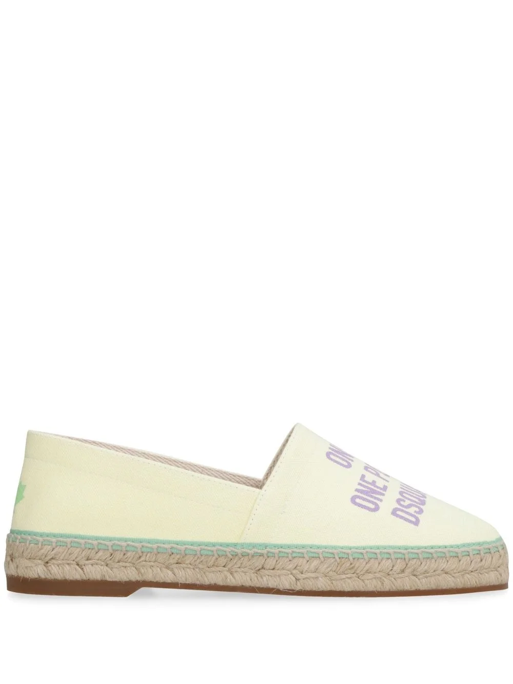 logo-print espadrilles - 1