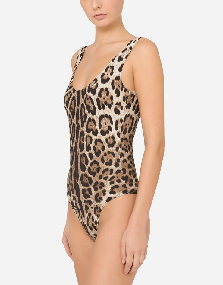 Leopard-print cashmere sweater - 4