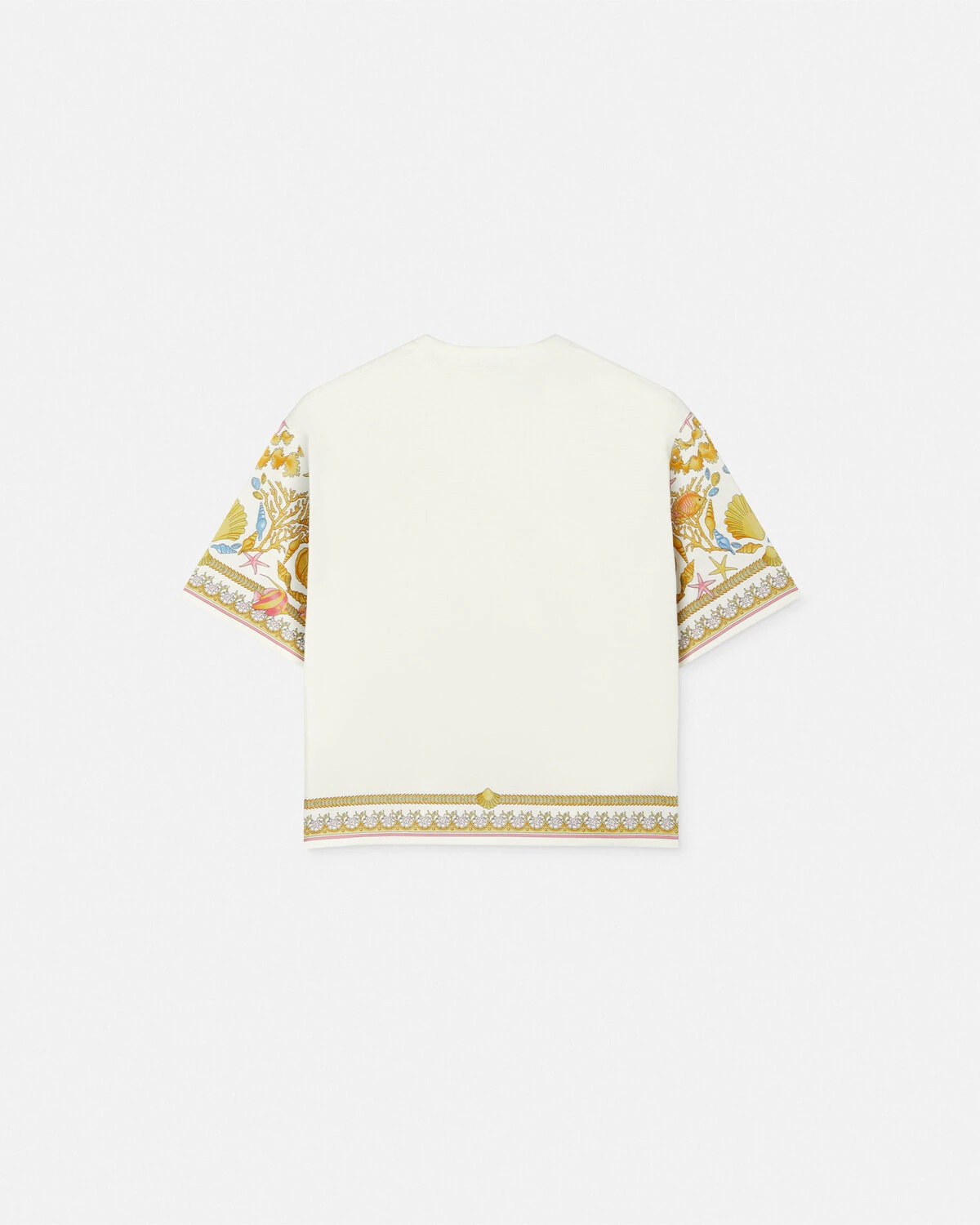 Underwater Barocco Crop T-Shirt - 3