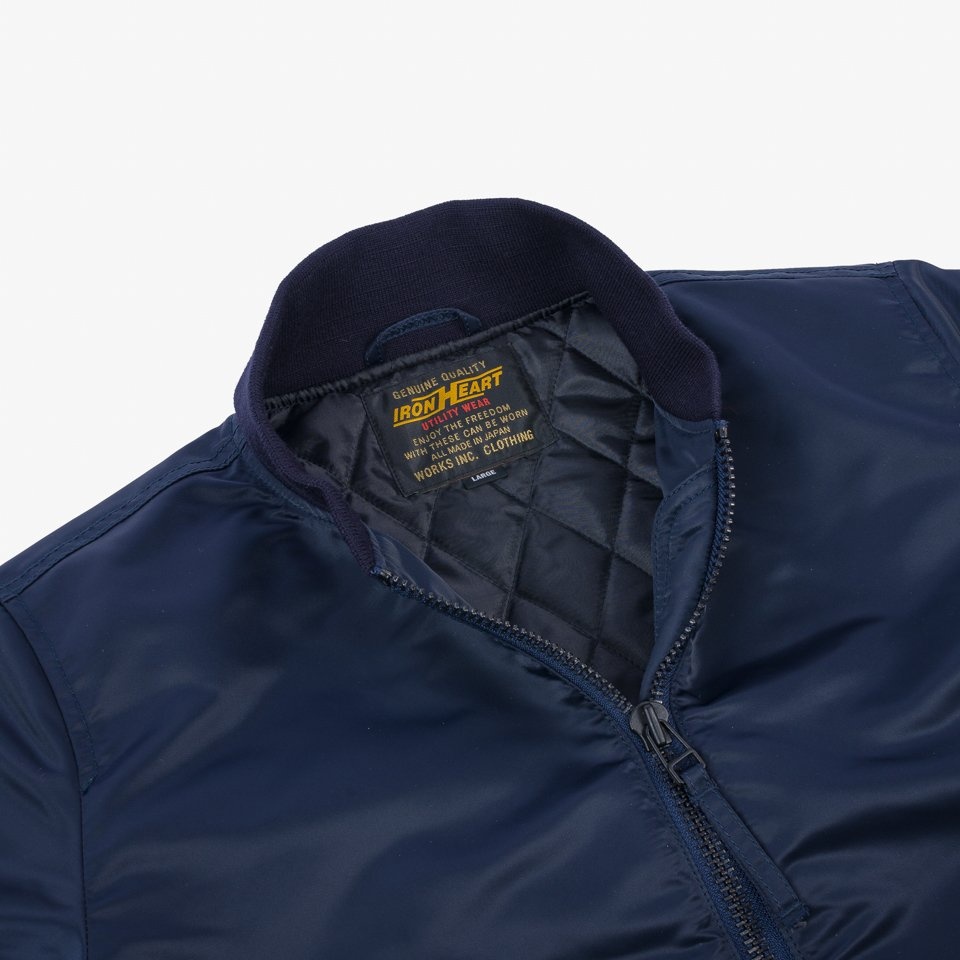 IHM-43-NAV Nylon Type L-2B Flight Jacket - Navy Blue - 8