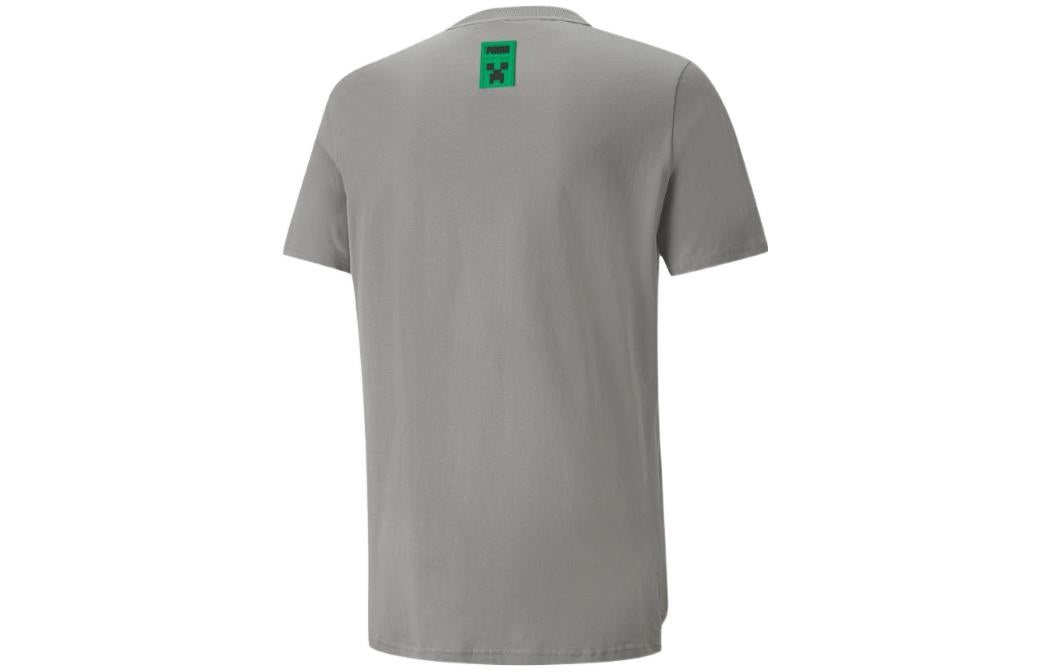 PUMA X Minecraft Graphic Tee 'Grey' 534374-76 - 2