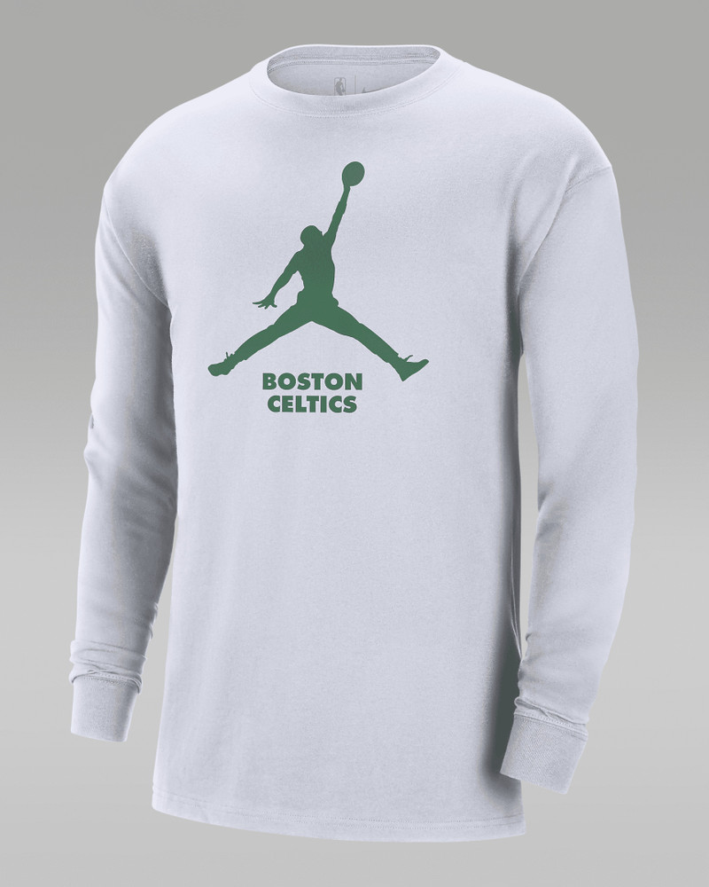 Men's Boston Celtics Essential Jordan NBA Long-Sleeve T-Shirt - 1