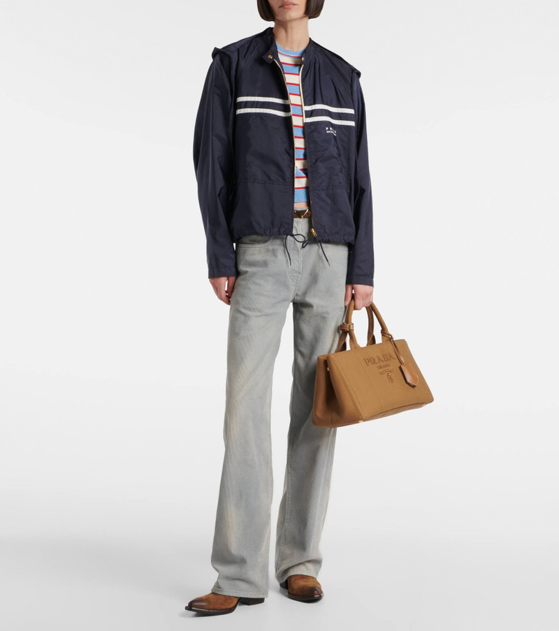 Prada Giardiniera Medium canvas tote bag outlook