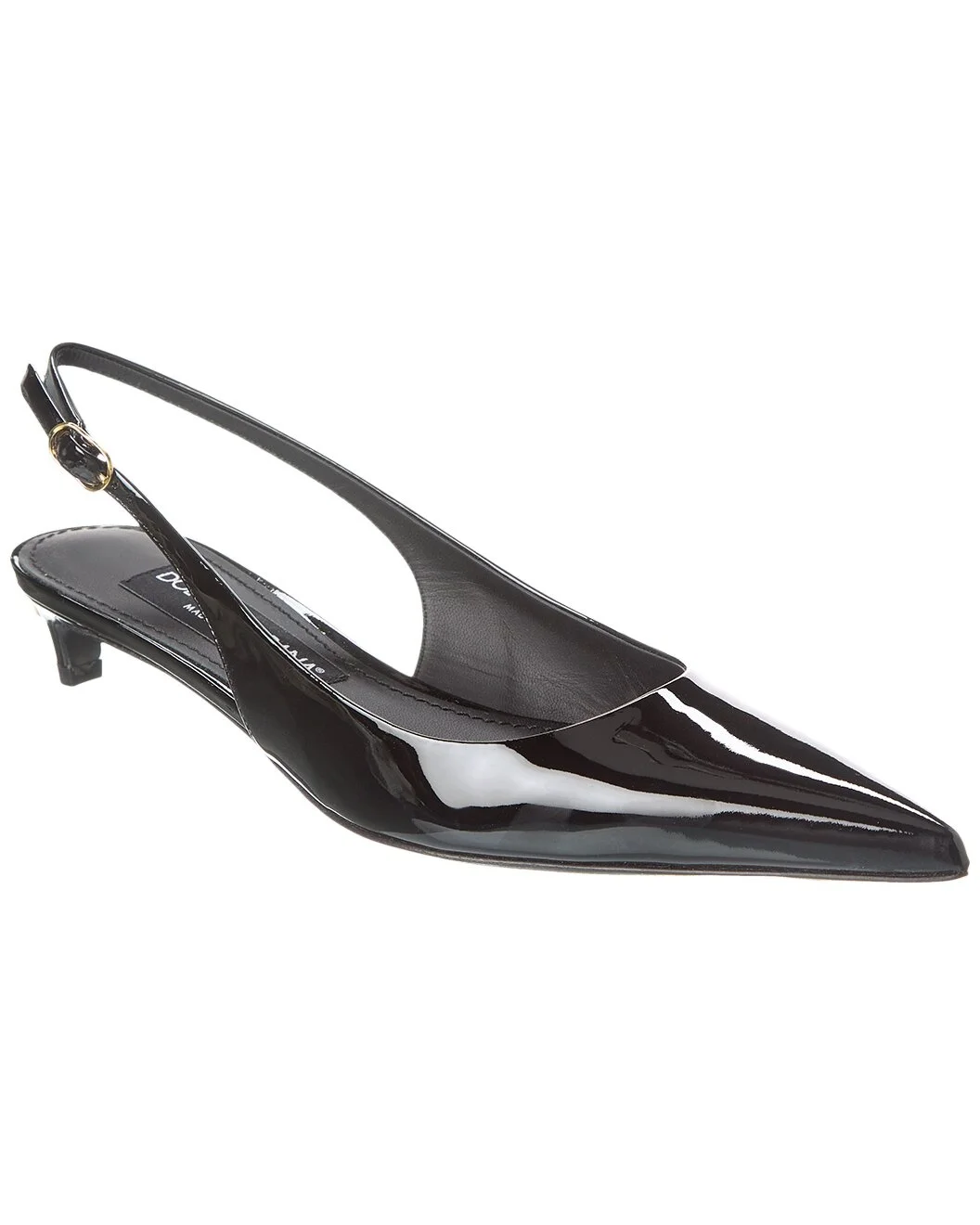 Dolce & Gabbana Patent Slingback Pump - 1