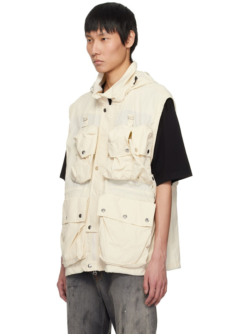YOKE Beige Multi Pocket Jacket outlook