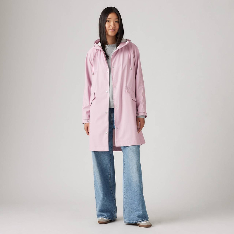 HOODED RAIN JACKET - 1