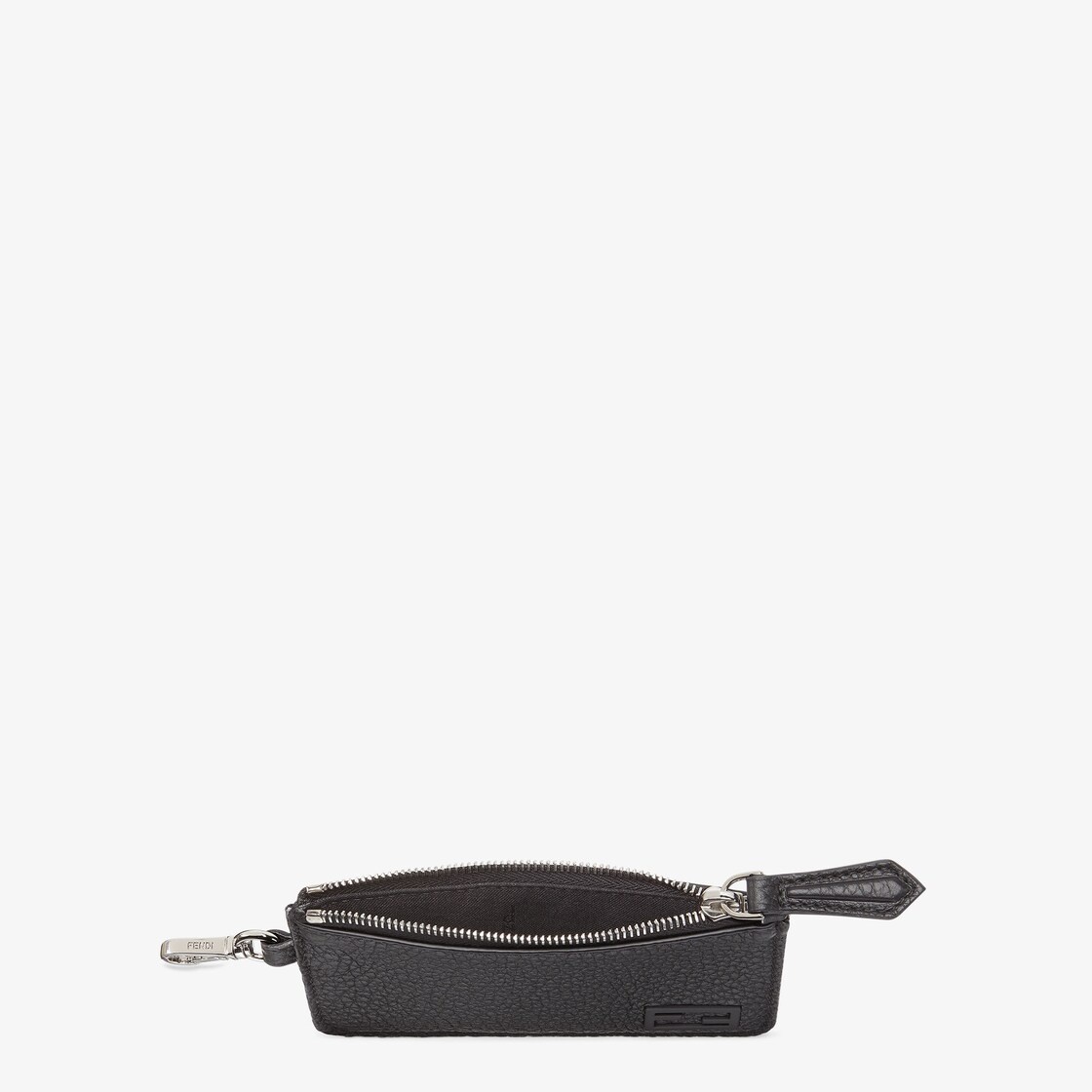 Card holder with purse Made of black Cuoio Romano leather. Made in Italy - 3