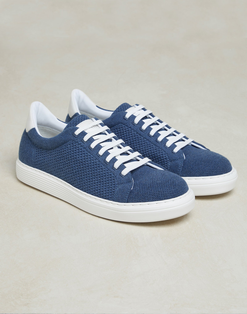 Techno cotton knit sneakers 2
