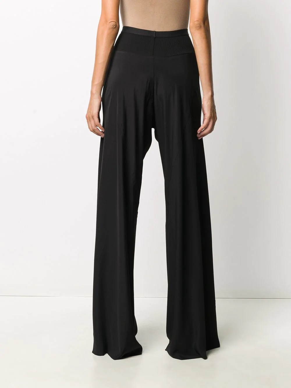 high-waisted wide leg trousers - 4