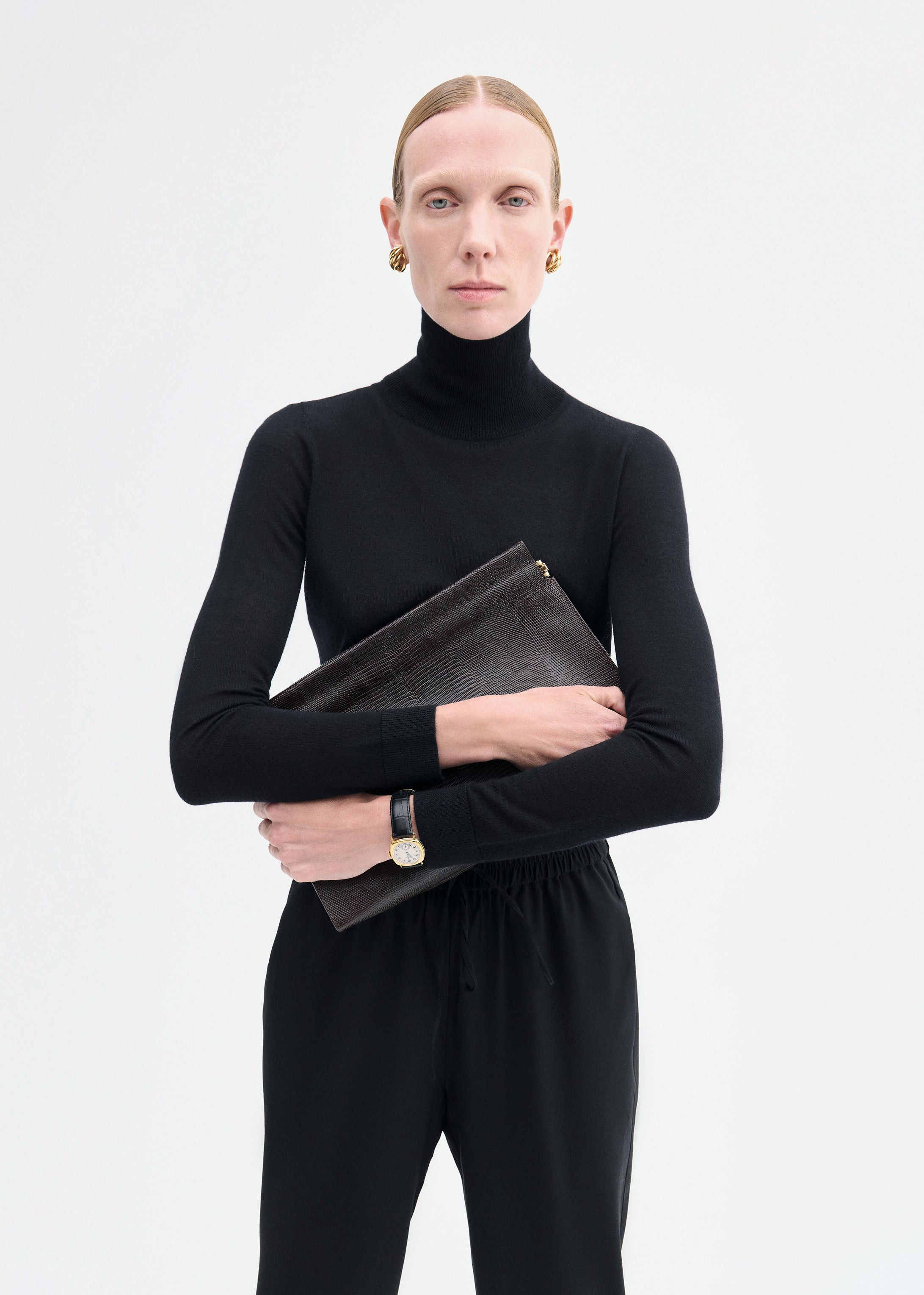 Slim Turtleneck in Fine Cashmere - 3