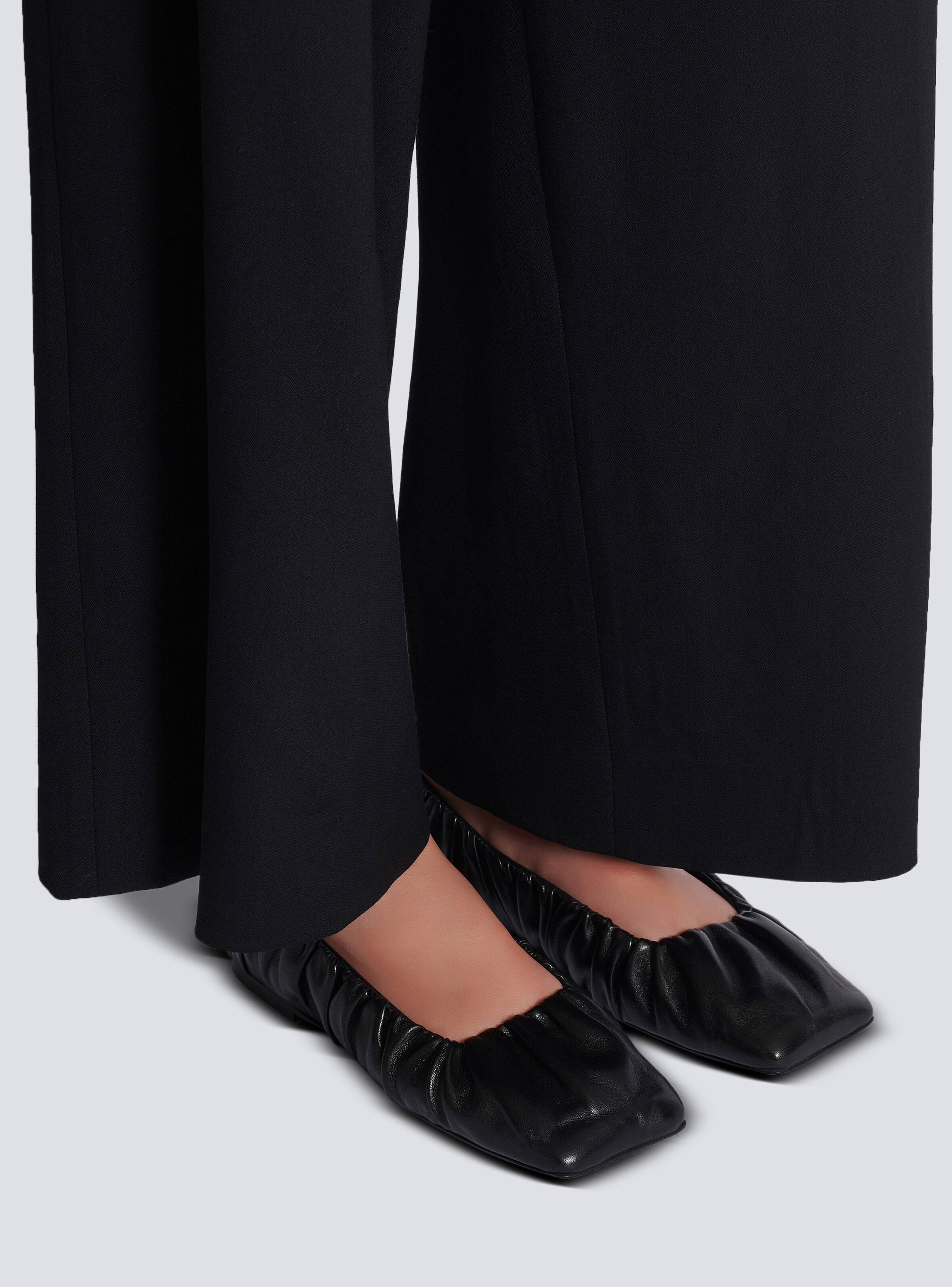 Eden ballet flats in gathered lambskin - 7