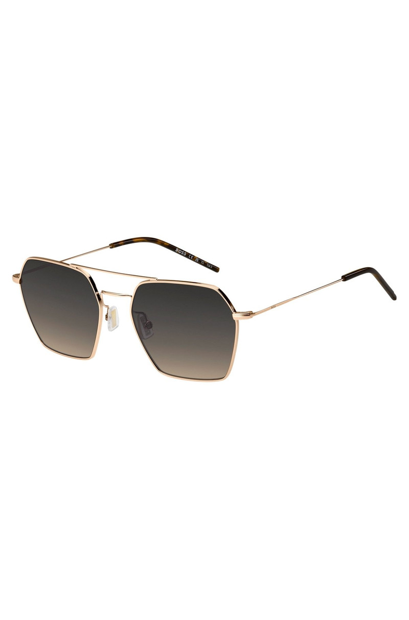 STEEL SUNGLASSES WITH DOUBLE BRIDGE 1