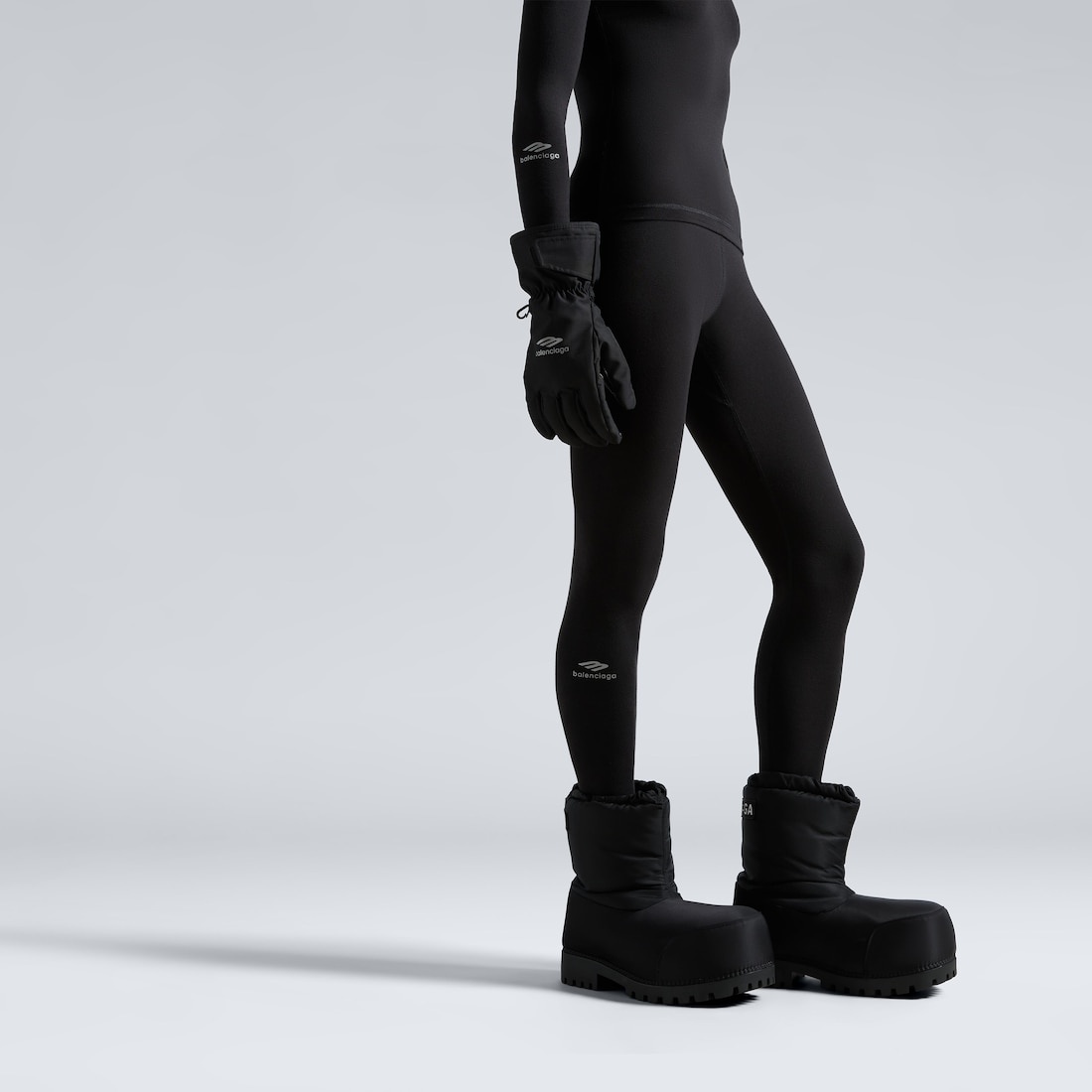 3b Sports Icon Ski Leggings in Black - 5