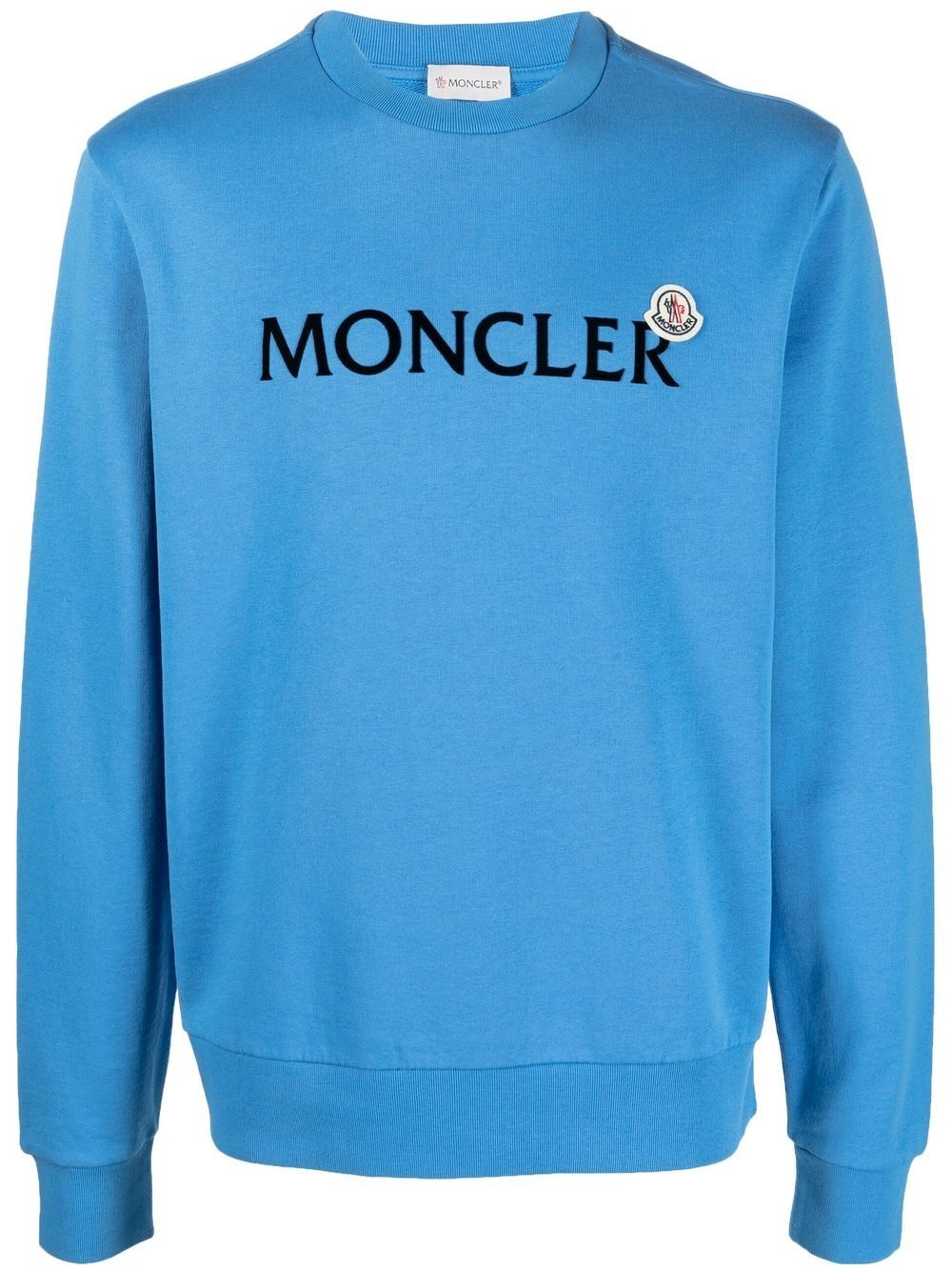 logo-print detail sweatshirt - 1