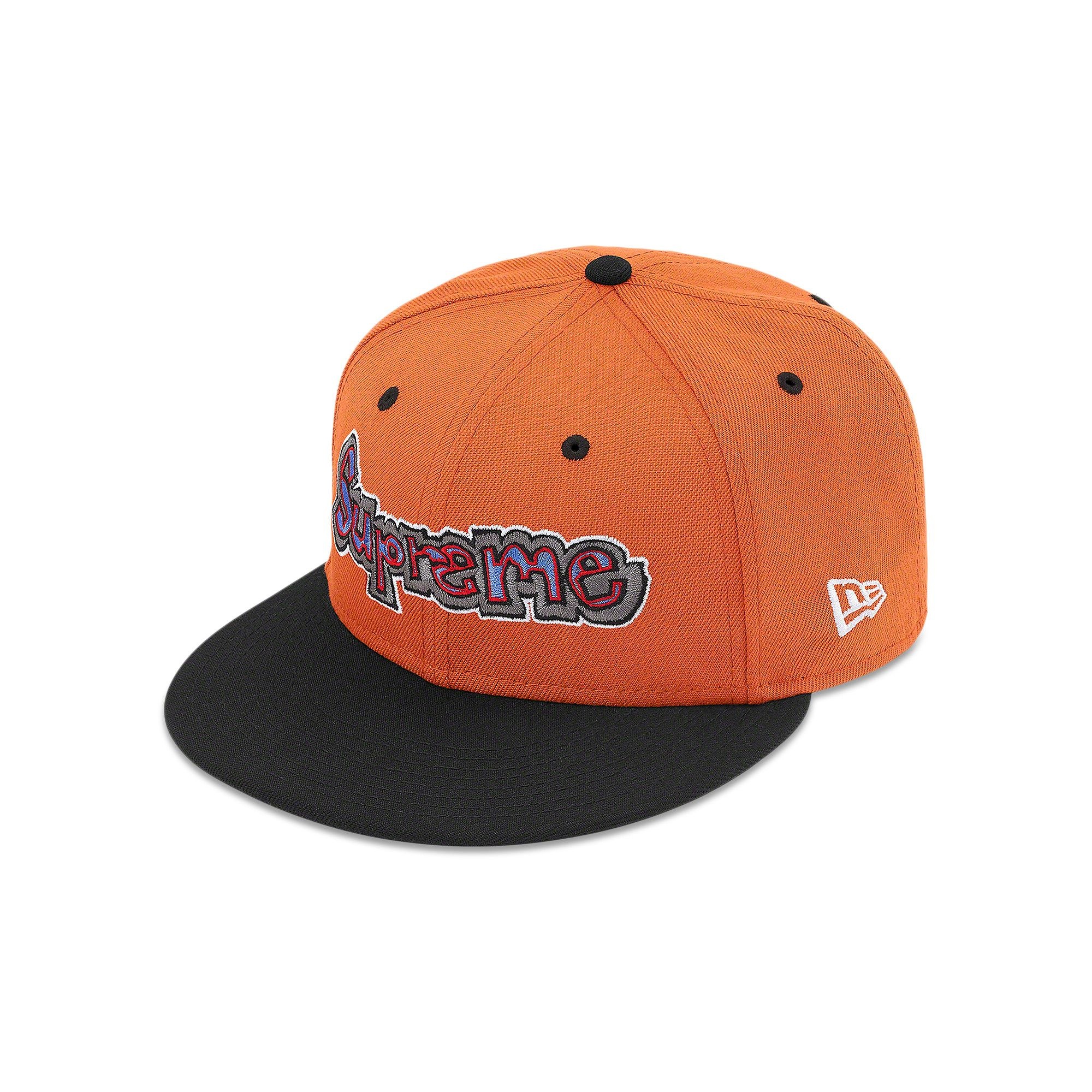 Supreme x New Era Gonz Logo Hat 'Burnt Orange' - 1