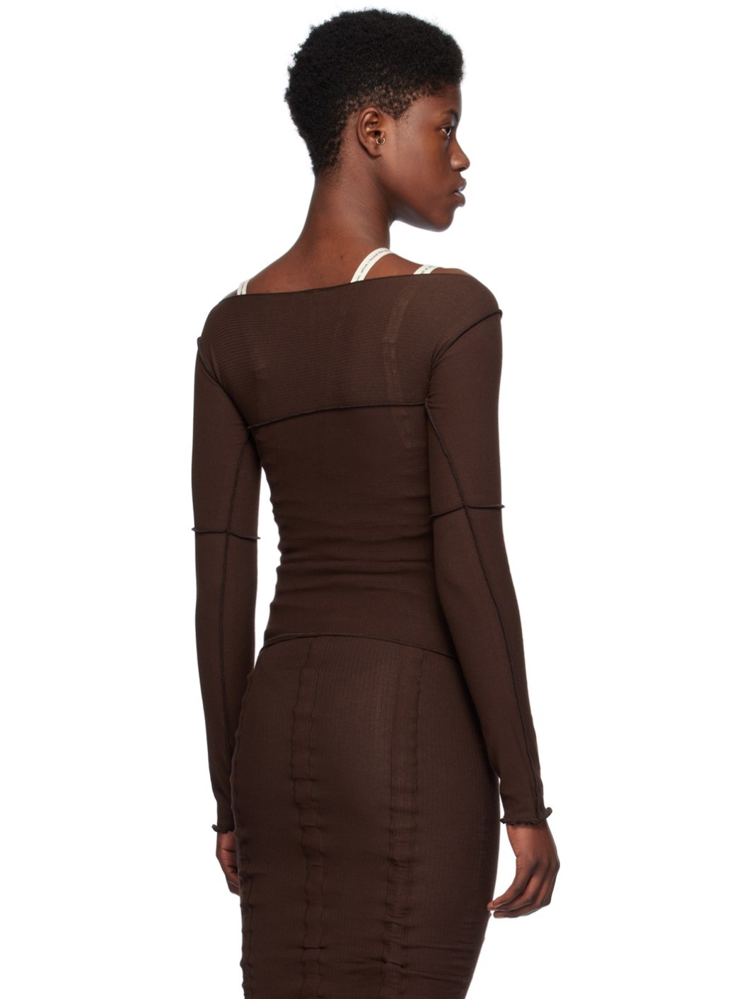 Brown Cinder Long Sleeve T-Shirt - 3
