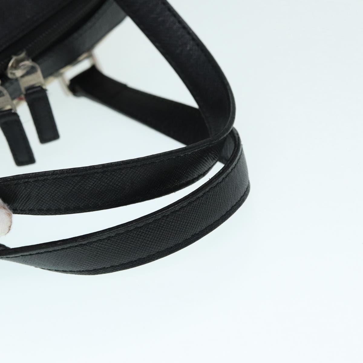 Burberry Nova Check Hand Bag Canvas Beige Silver - 8