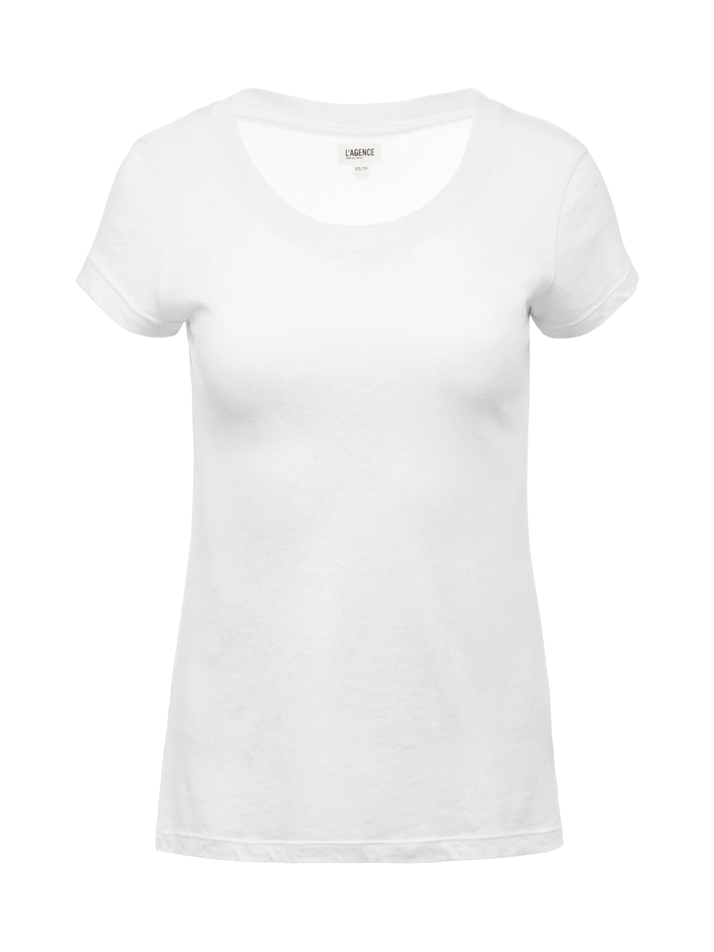 Cory Cotton Scoopneck Tee - 1