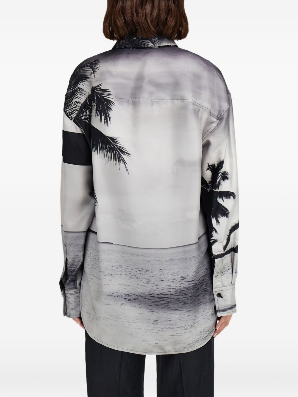 palm-tree print shirt - 4