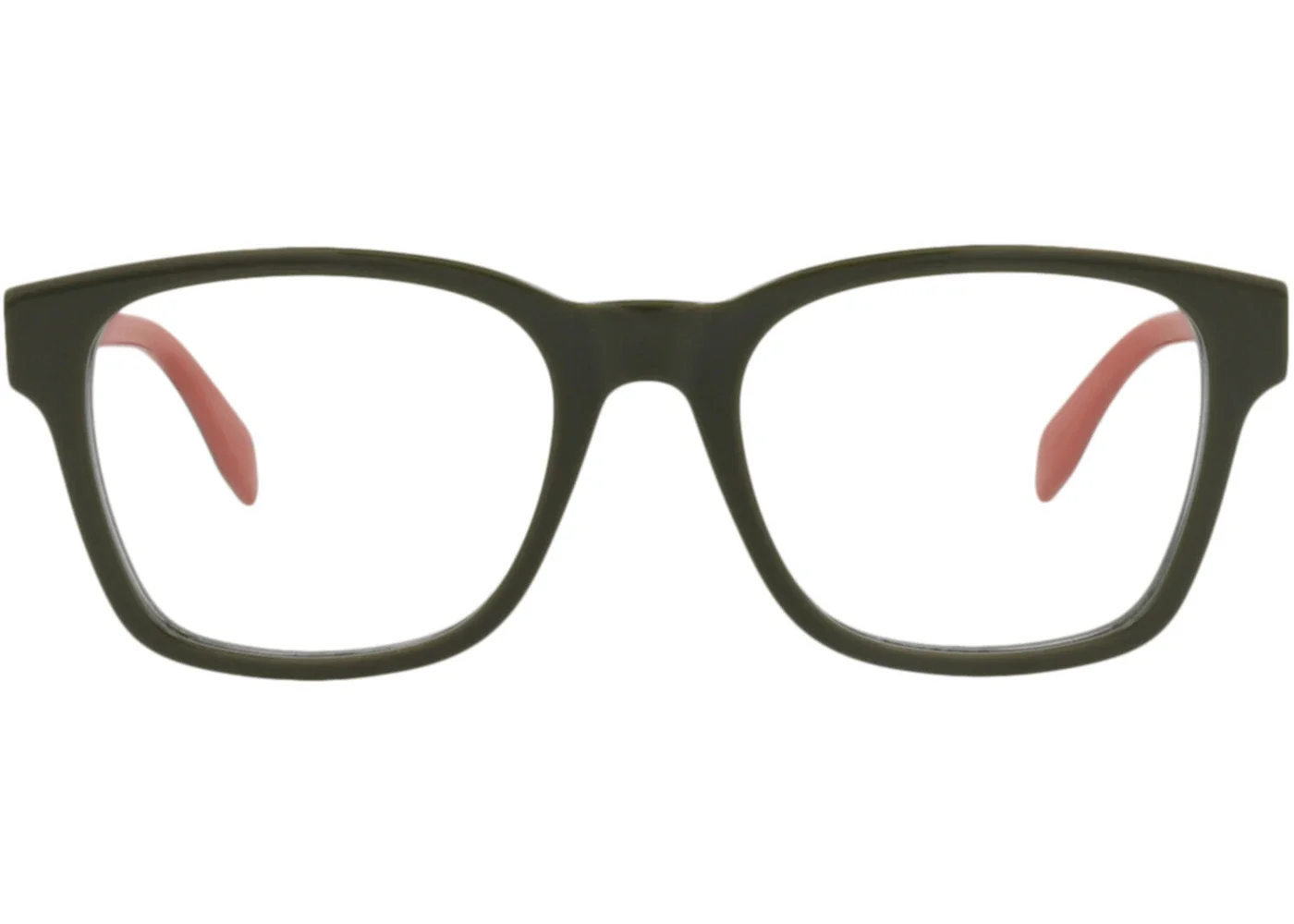 Alexander McQueen Square-Frame Acetate Optical Frames Green Green Transparent (AM0356O-30012338-003) - 1