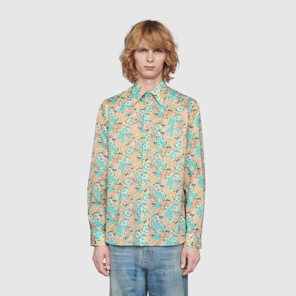 Gucci Liberty floral cotton shirt - 3