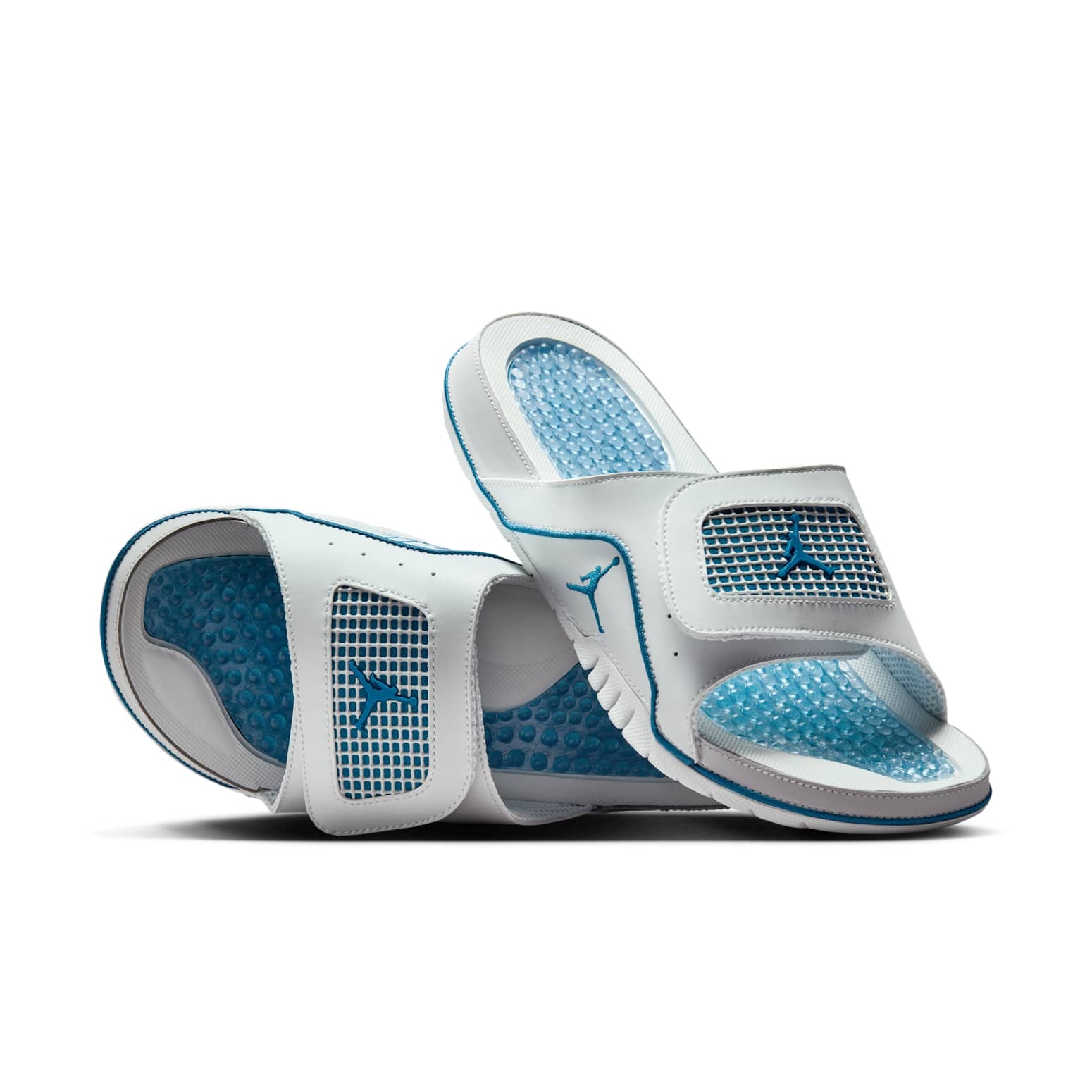 Air Jordan Hydro 4 Slides 'Military Blue' 532225-141 - 3