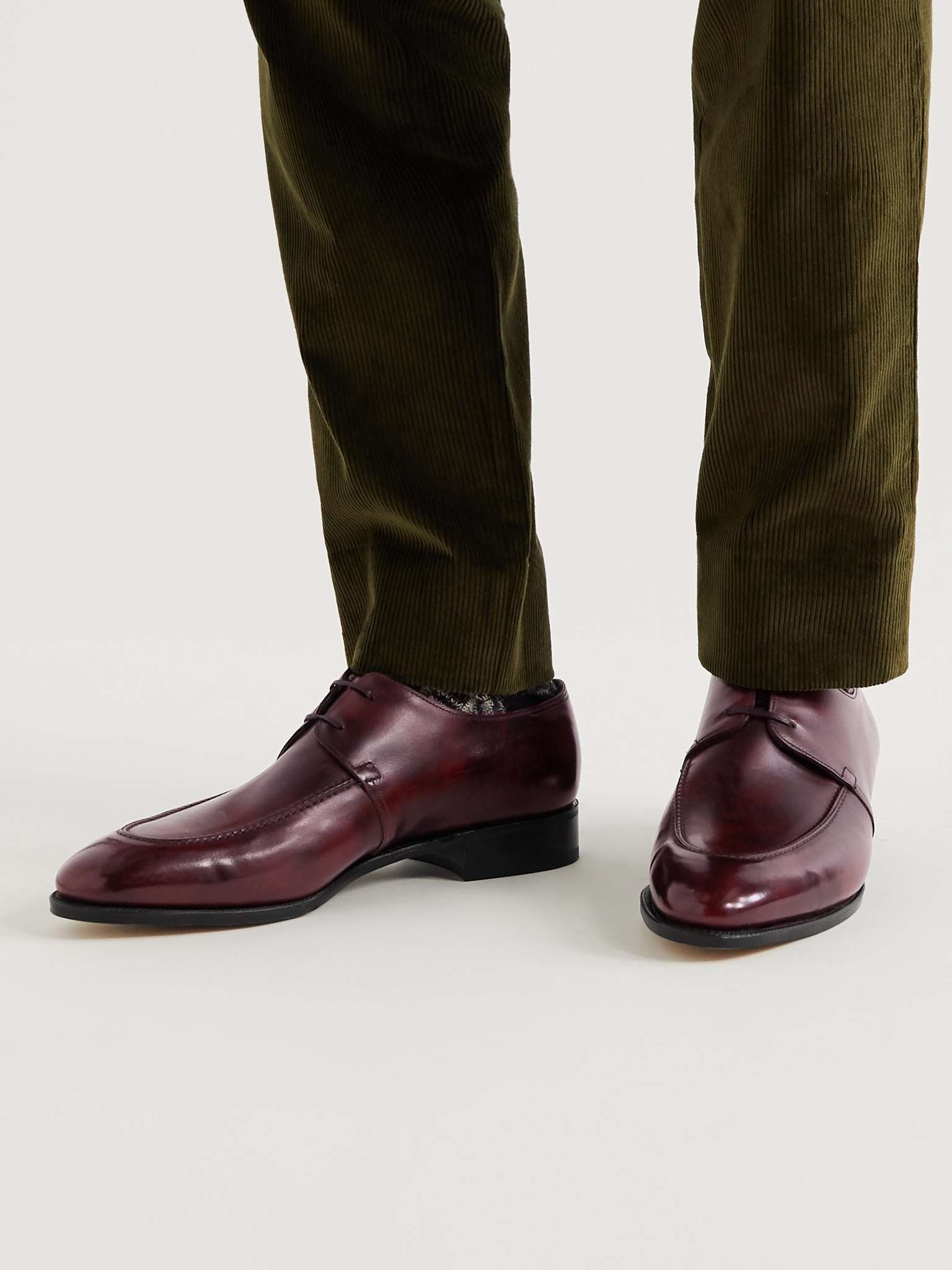 Wrey Leather Derby Shoes - 2