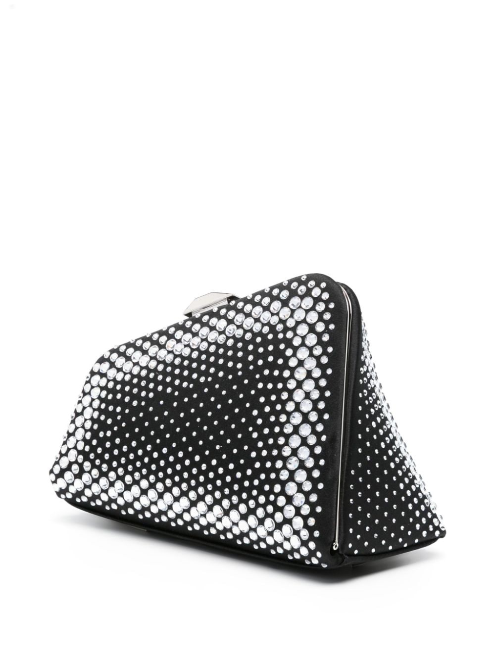 Midnight rhinestone-embellished clutch bag - 3